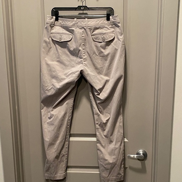 Dockers Hello Smooth Size 14M Light Gray Chinos 97% Cotton - Picture 6 of 7